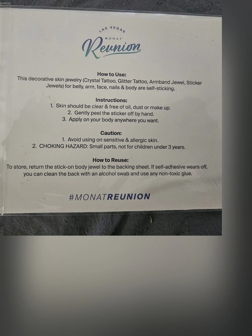 MONAT Keep Shining! Green & Teal Face Gem Stickers - Picture 2 of 3
